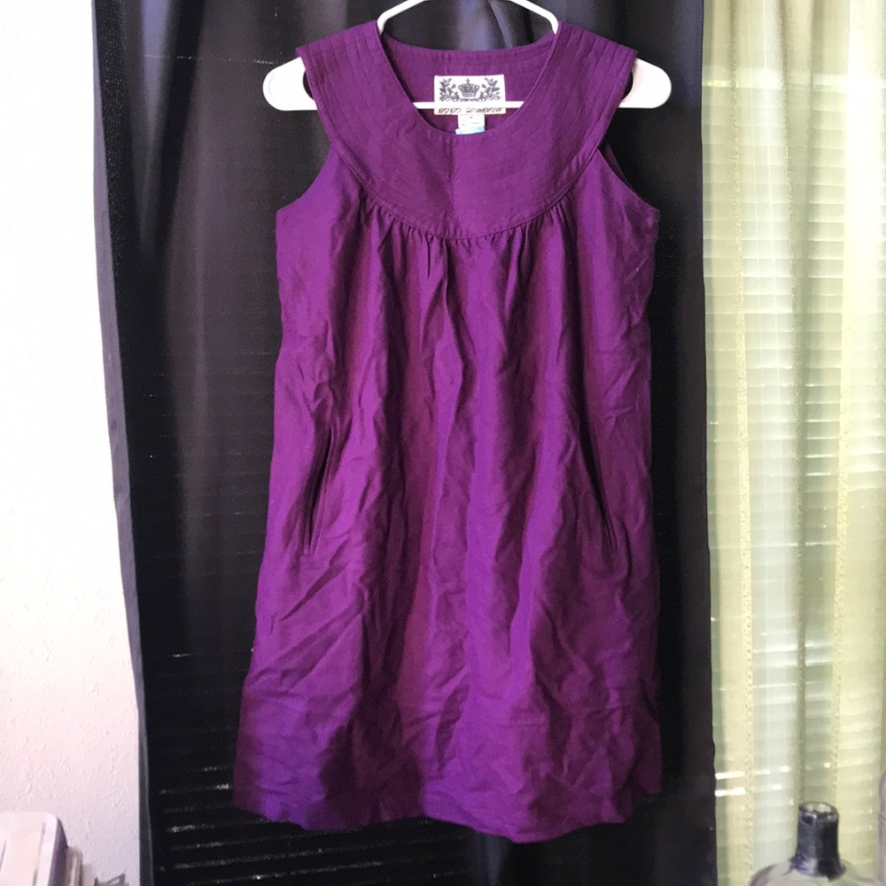 Purple wool B.B. Dakota dress
